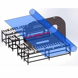 Presse d'épissure de refroidissement à l'air Longitudinal Jointing PVC PU Conveyor Belt