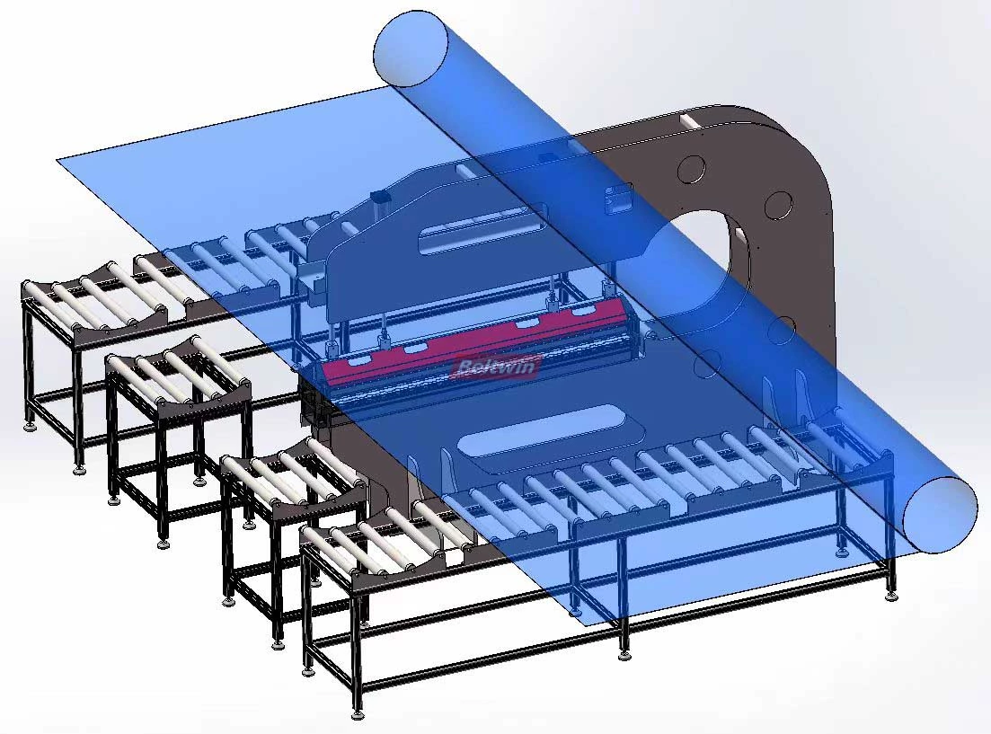 Presse d'épissure de refroidissement à l'air Longitudinal Jointing PVC PU Conveyor Belt
