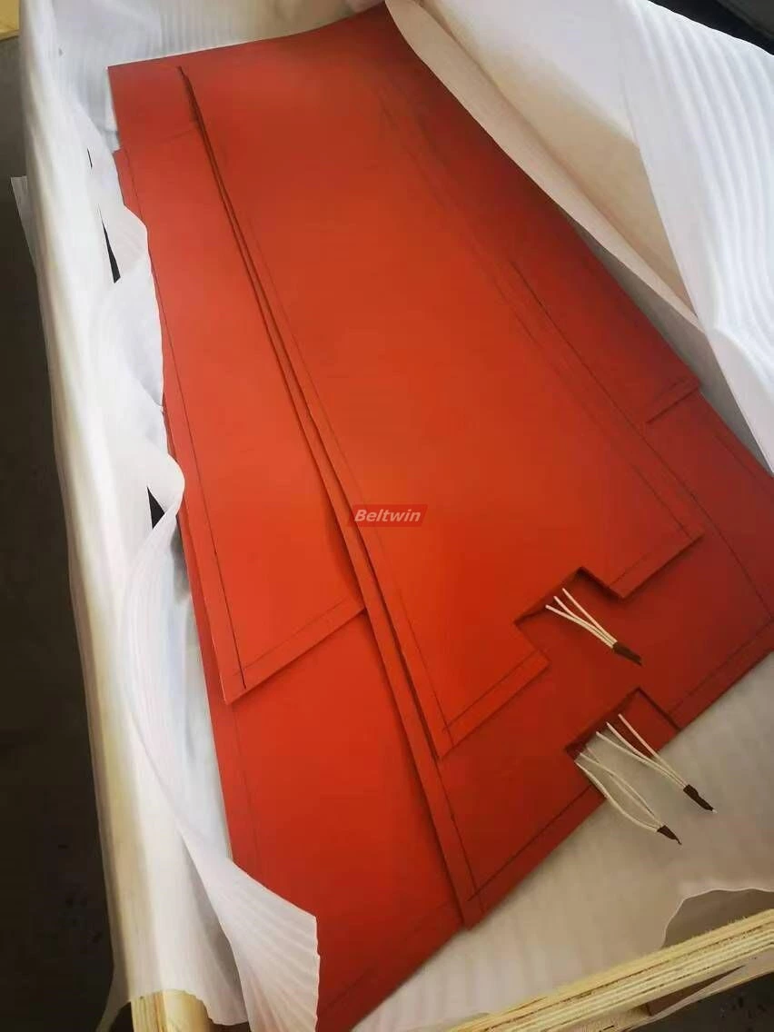 Élément chauffant en silicone pour vulcanisateur de bande transporteuse en caoutchouc