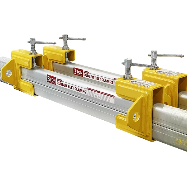 Pince de préhension à tête fixe pour bande transporteuse en caoutchouc