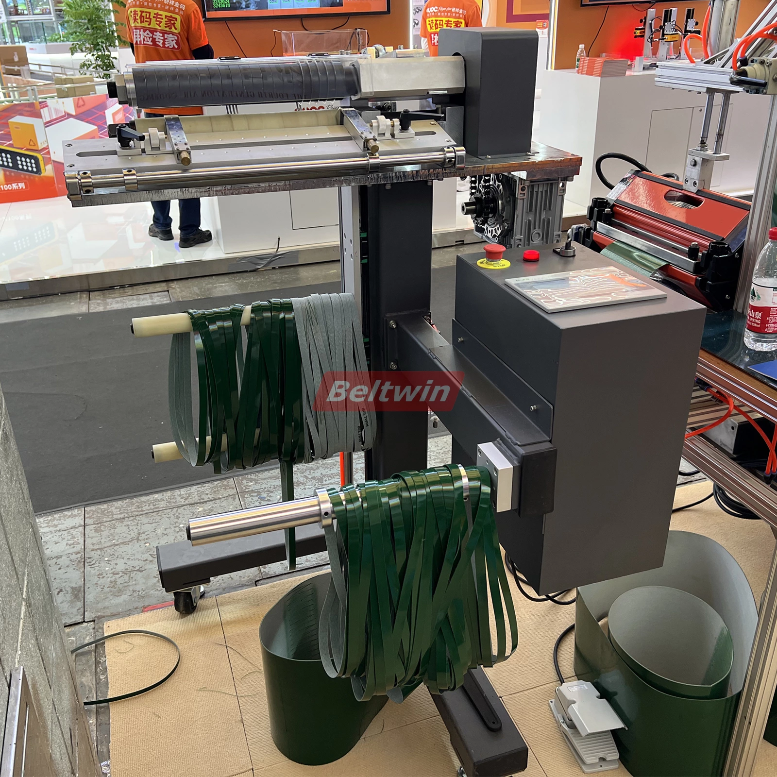 Machine de découpe de courroies sans fin CD350 pour PVC/PU, Téflon, courroies de distribution