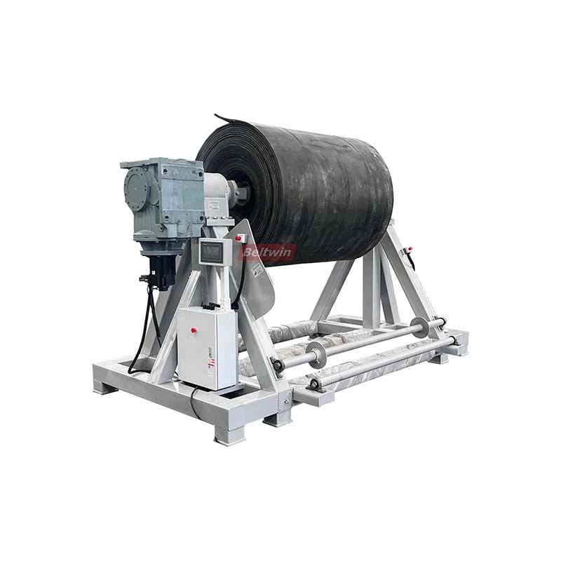 Enrouleur de courroie en caoutchouc robuste