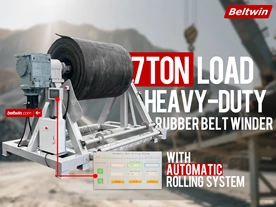 beltwin Vídeo de bobinador de cinturón de goma