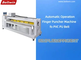 Automatique poinçonnage doigt machine fo PVC PU ceinture